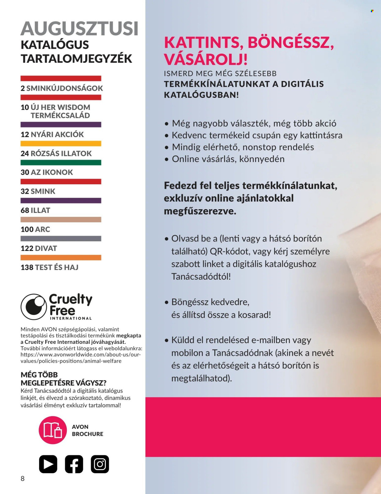 Avon akciós újságok - 2026.08.01 - 2026.08.31. Oldal 8