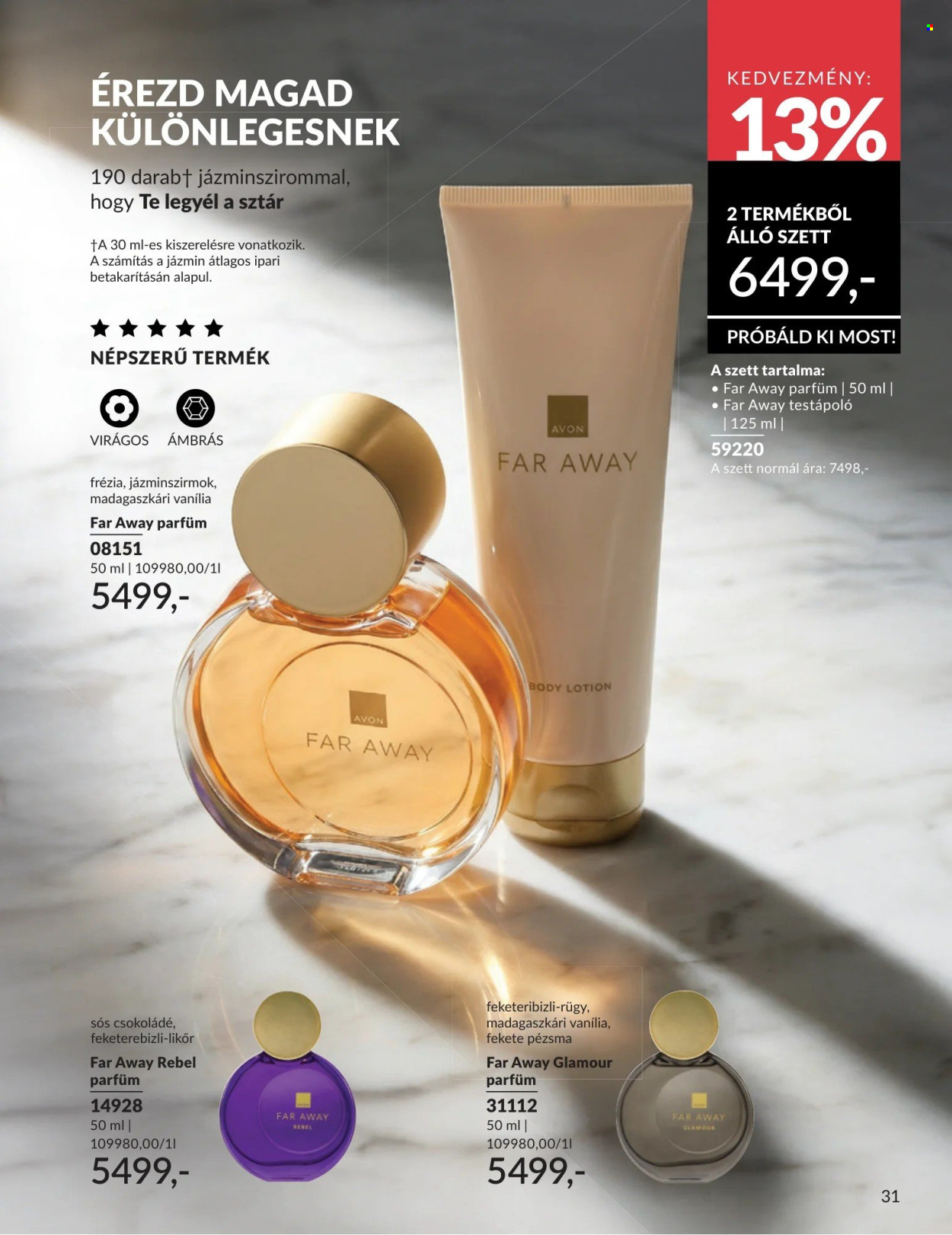 Avon akciós újságok - 2026.08.01 - 2026.08.31. Oldal 31