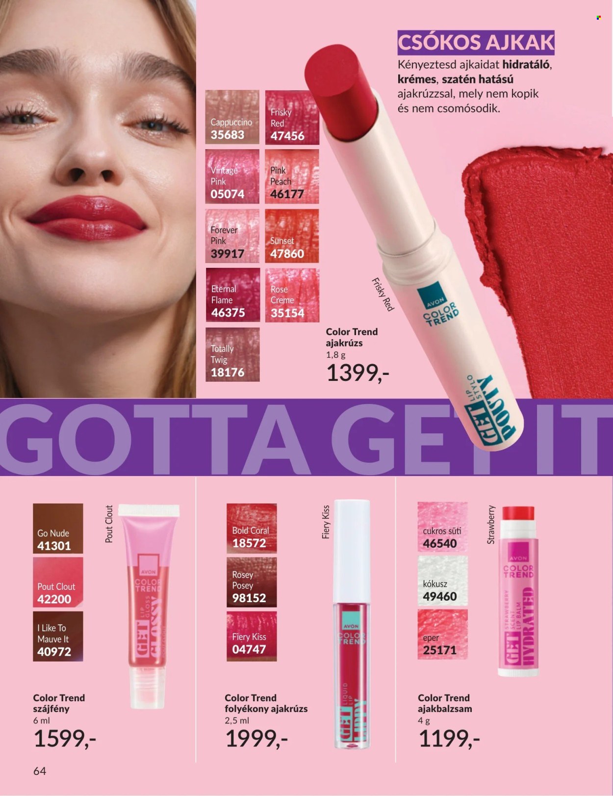 Avon akciós újságok - 2026.08.01 - 2026.08.31. Oldal 62
