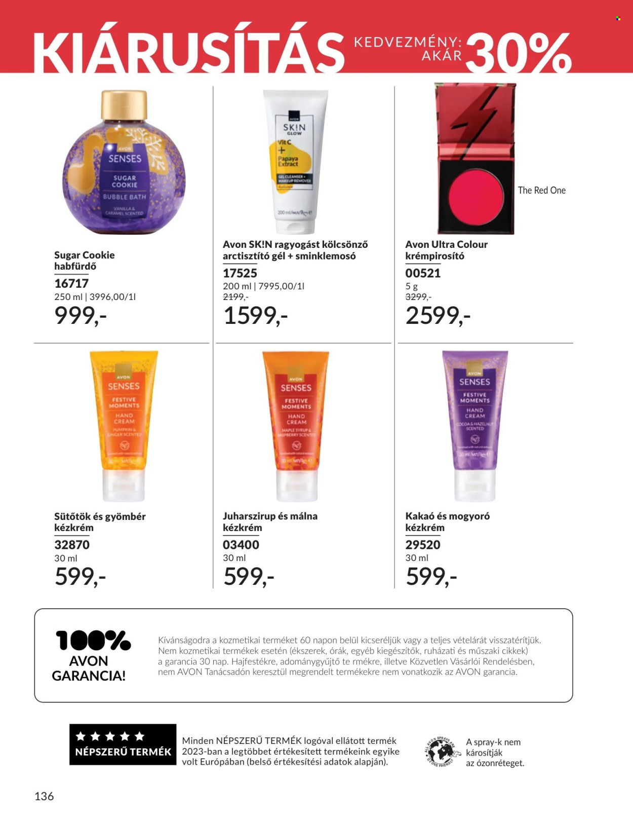 Avon akciós újságok - 2026.08.01 - 2026.08.31. Oldal 134
