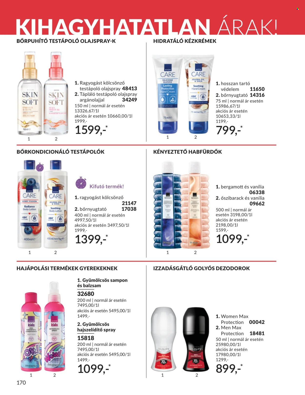 Avon akciós újságok - 2026.08.01 - 2026.08.31. Oldal 168
