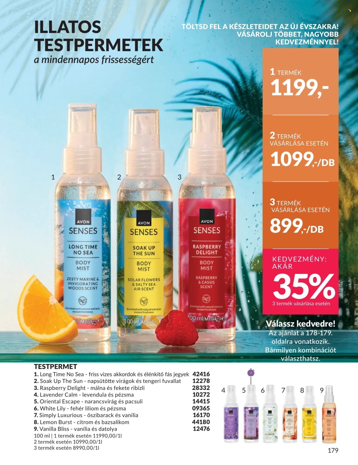Avon akciós újságok - 2026.08.01 - 2026.08.31. Oldal 177