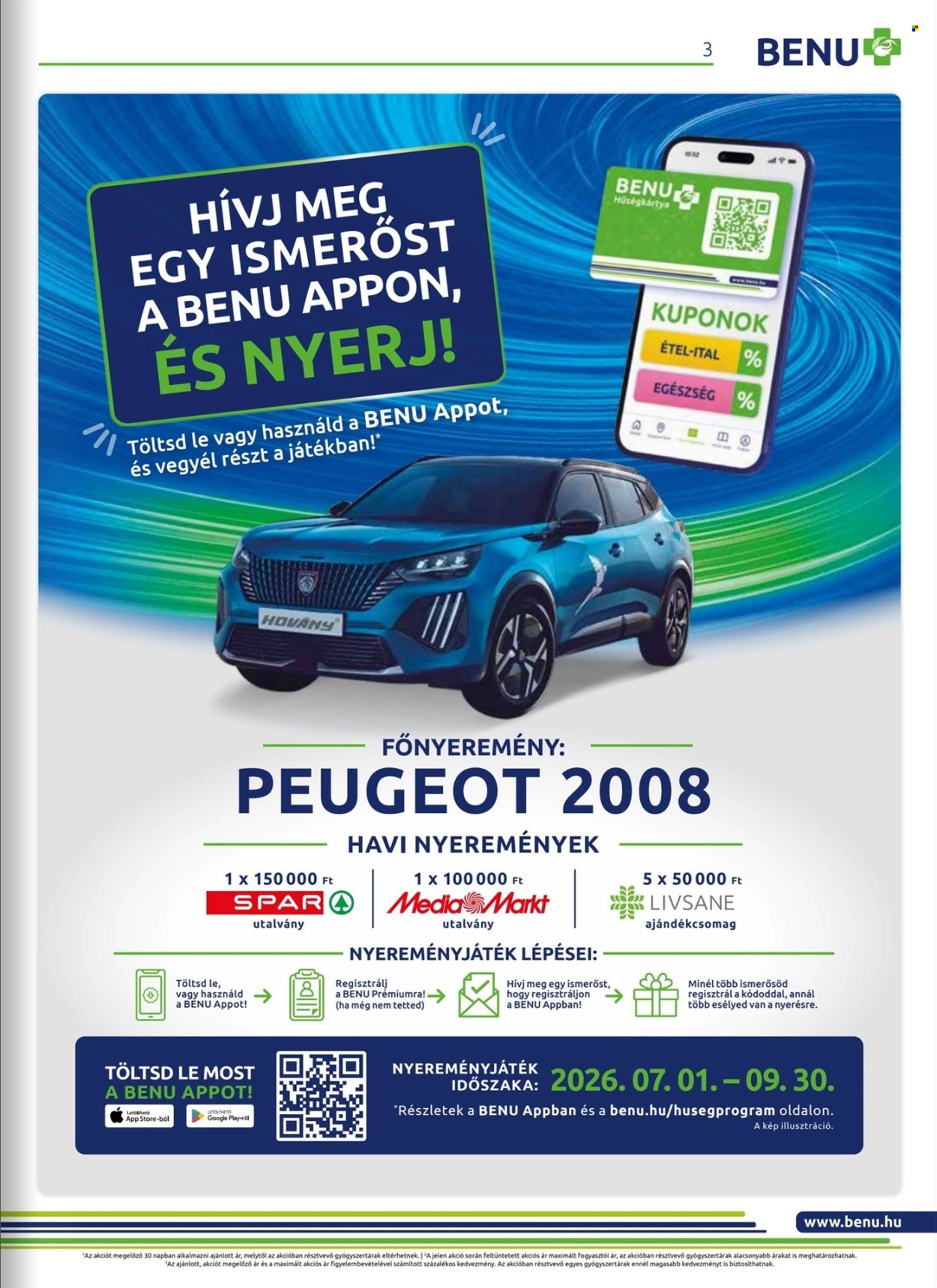BENU Gyógyszertár akciós újságok - 2026.08.01 - 2026.08.31. Oldal 3
