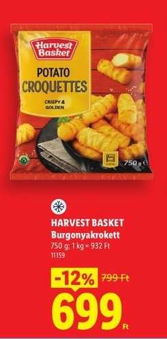 Harvest Basket Burgonyakrokett