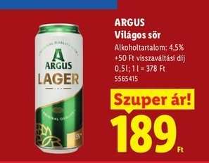 Argus Világos sör