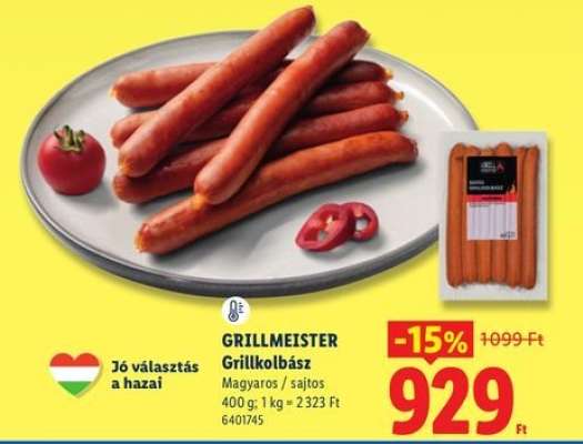 GRILLMEISTER Grillkolbász