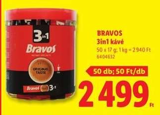 BRAVOS 3in1 kávé