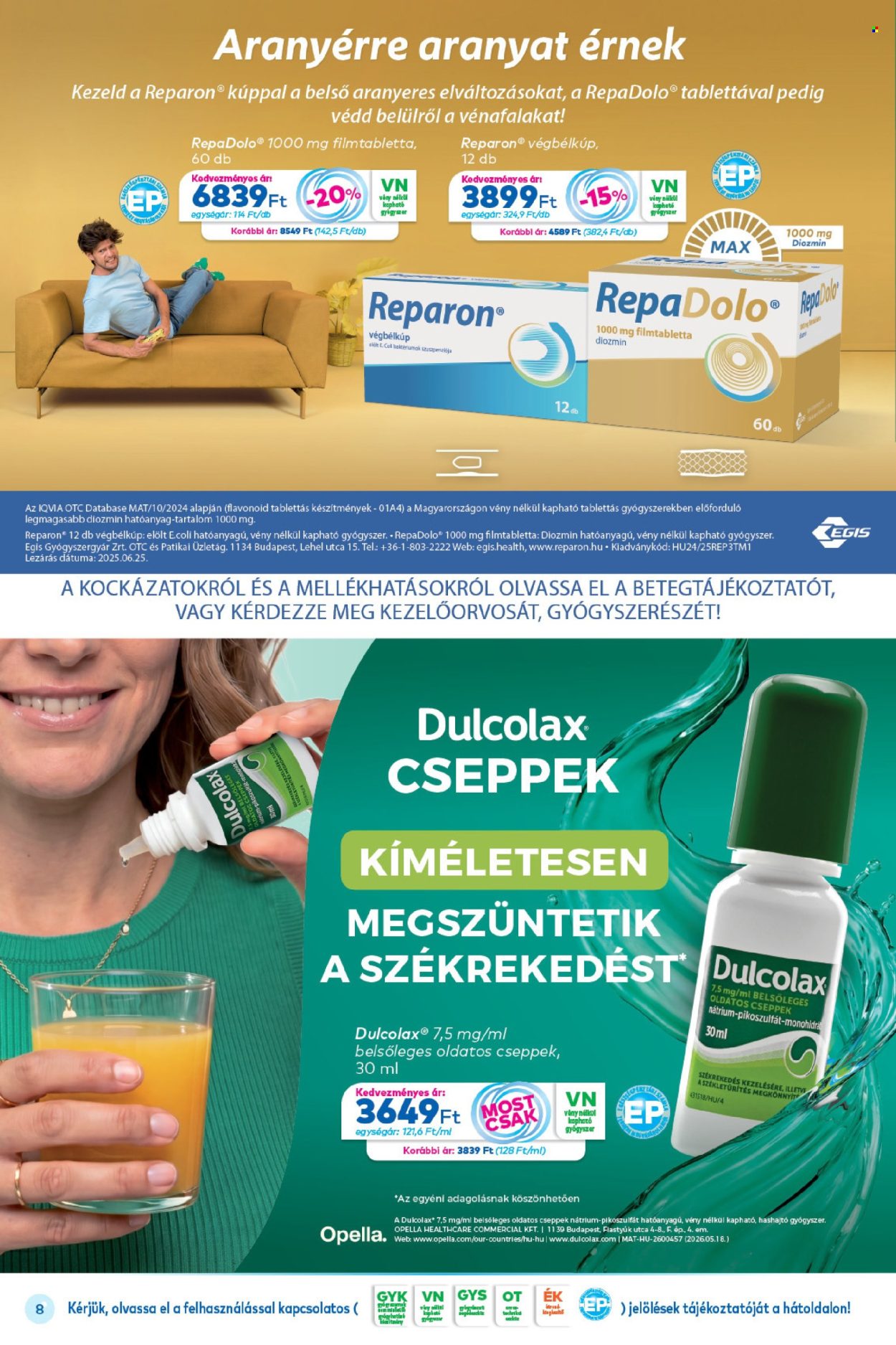 Gyöngy Patikák akciós újságok - 2026.08.01 - 2026.08.31. Oldal 8
