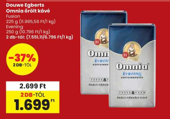 Douwe Egberts Omnia Őrölt Kávé