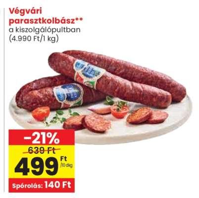Végvári parasztkolbász