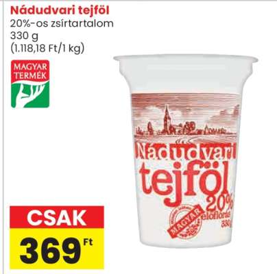 Nádudvari tejföl