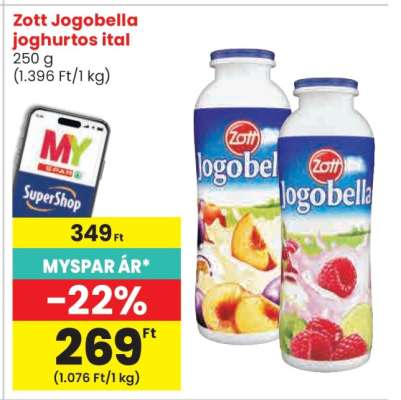 Zott Jogobella joghurtos ital