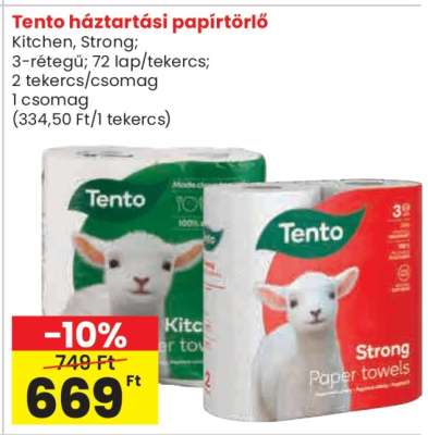 Tento háztartási papírtörlő