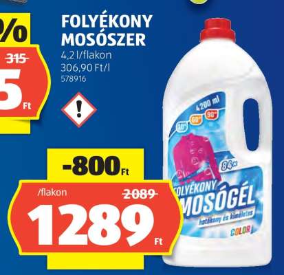 Folyékony mosószer*