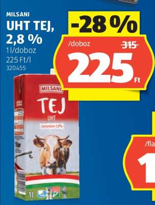 MILSANI UHT TEJ, 2,8%