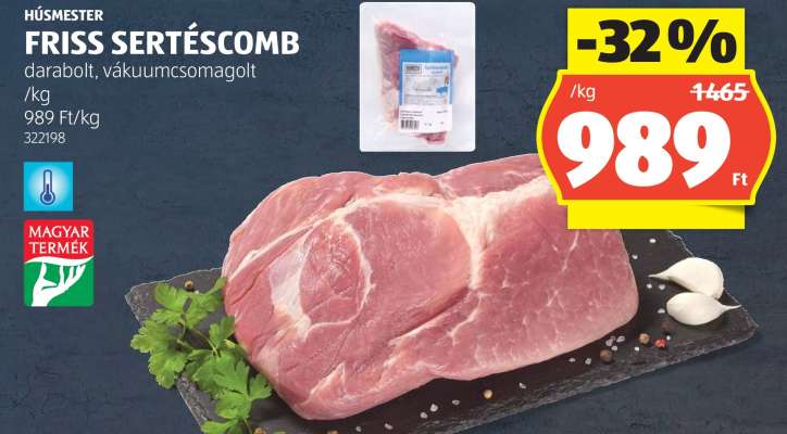 Friss sertéscomb