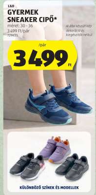GYERMEK SNEAKER CIPŐ