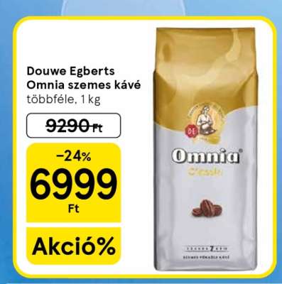 Douwe Egberts Omnia Szemes Kávé