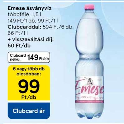 Emese ásványvíz
