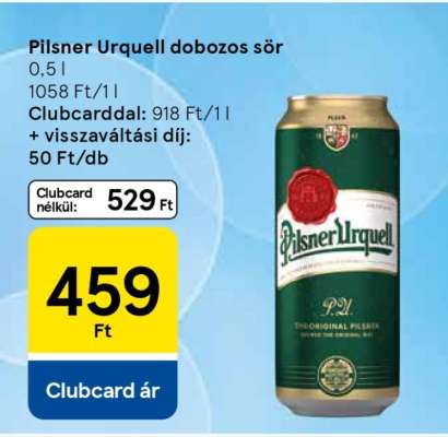Pilsner Urquell Dobozos Sör
