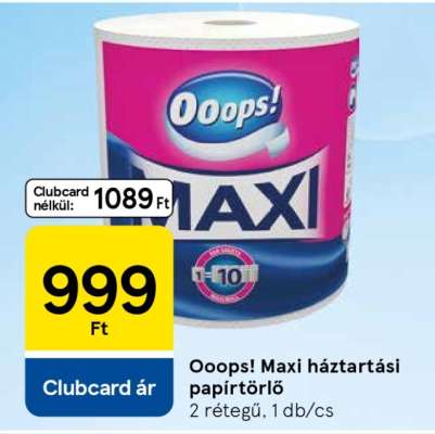 Ooops! Maxi háztartási papírtörlő