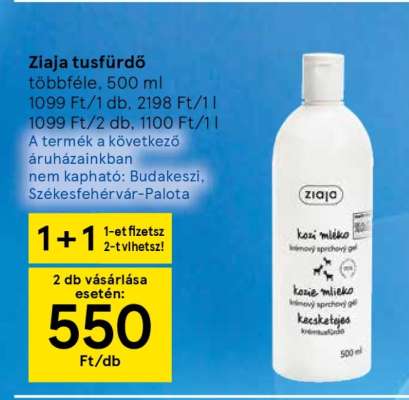 Ziaja tusfürdő