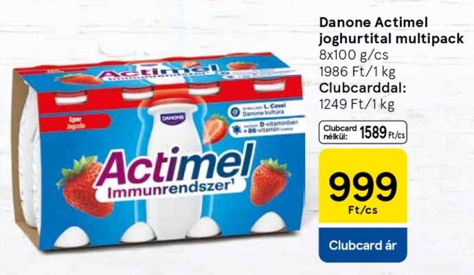 Danone Actimel joghurttital multipack