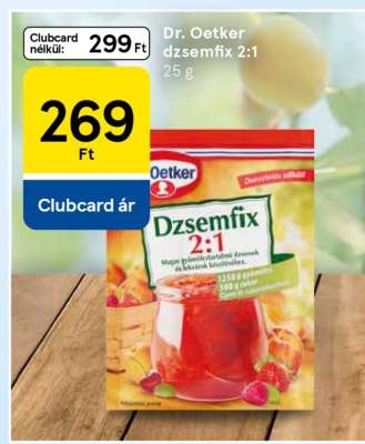 Dr. Oetker dzsemfix 2:1