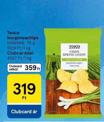 Tesco burgonyachips