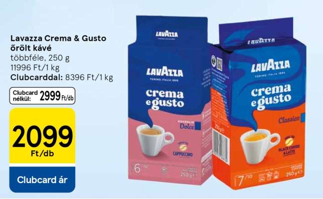 Lavazza Crema & Gusto őrölt kávé