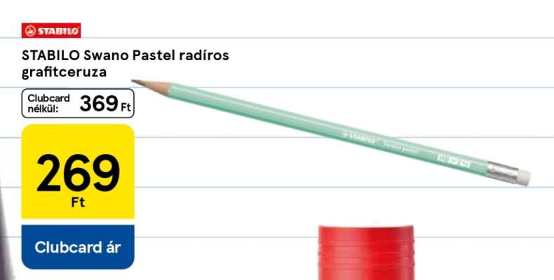 STABILO Swano Pastel radíros grafitceruza