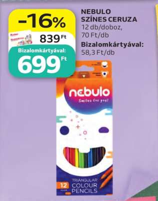 NEBULO SZÍNES CERUZA
