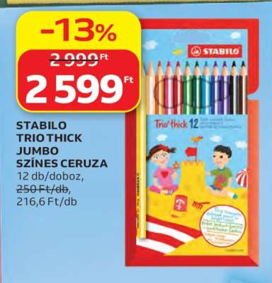 STABILO TRIO THICK JUMBO SZÍNES CERUZA