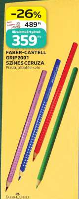 FABER-CASTELL GRIP2001 SZÍNES CERUZA