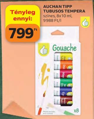 AUCHAN TIPP TUBUSOS TEMPERA