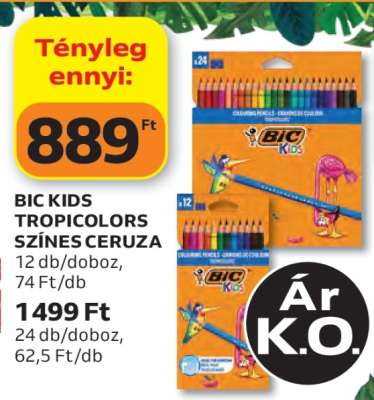 BIC Kids Tropicolors Színes Ceruza