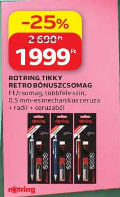 ROTRING TIKKY RETRO BÓNUSZCSOMAG