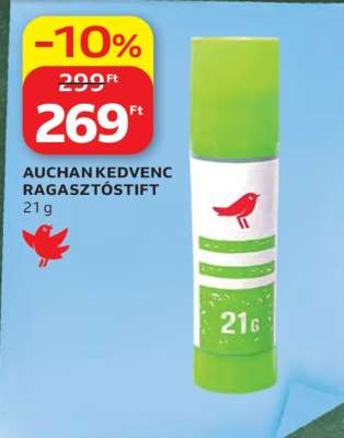 AUCHAN KEDVENC RAGASZTÓSTIFT