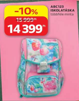 ABC123 ISKOLATÁSKA