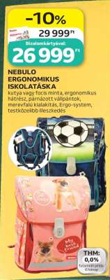 NEBULO ERGONOMIKUS ISKOLATÁSKA