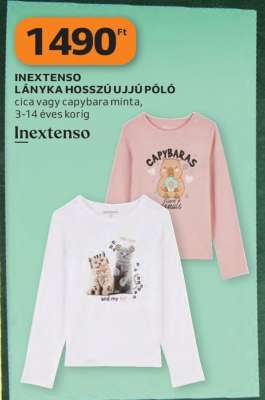 INEXTENSO LÁNYKA HOSSZÚ UJJÚ PÓLÓ