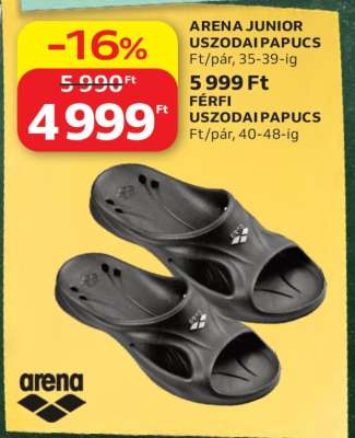 ARENA JUNIOR USZODAI PAPUCS