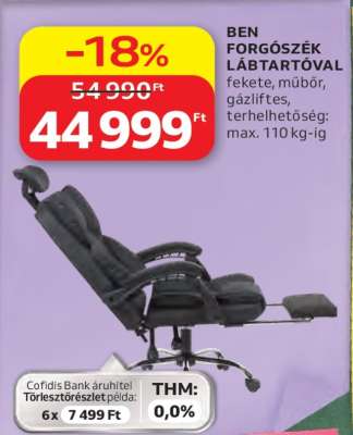 BEN FORGÓSZÉK LÁBTARTÓVAL