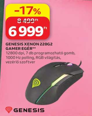 GENESIS XENON 220G2 GAMER EGÉR