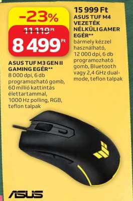 ASUS TUF M3 GEN II GAMING EGÉR