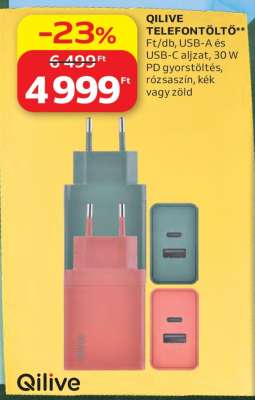 QILIVE TELEFONTÖLTŐ
