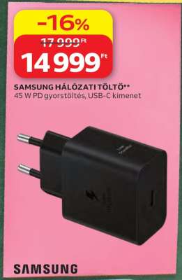 SAMSUNG HÁLÓZATI TÖLTŐ