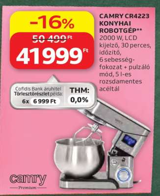 CAMRY CR4223 KONYHAI ROBOTGÉP