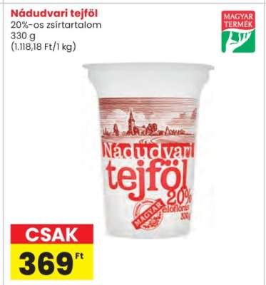 Nádudvari tejföl