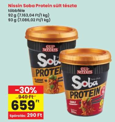 Nissin Soba Protein sült tészta